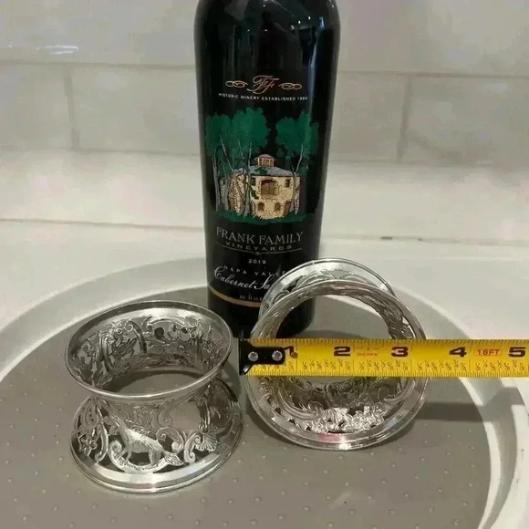 Sterling Silver Georgian Potato Rings (2) early 1900’s. - Picture 5 of 10